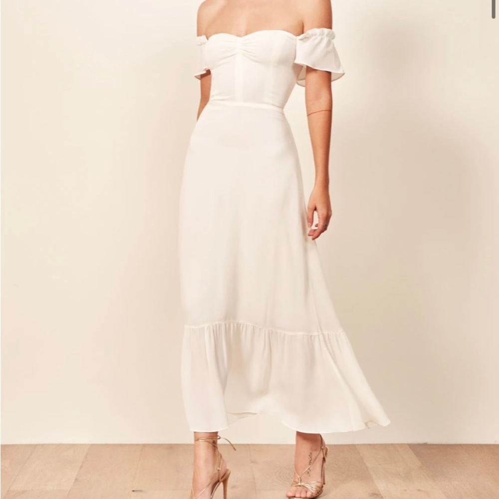 Reformation Butterfly dress Size 6 - Ivory